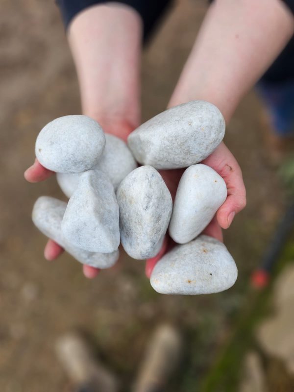 80mm White Pebbles - Image 2